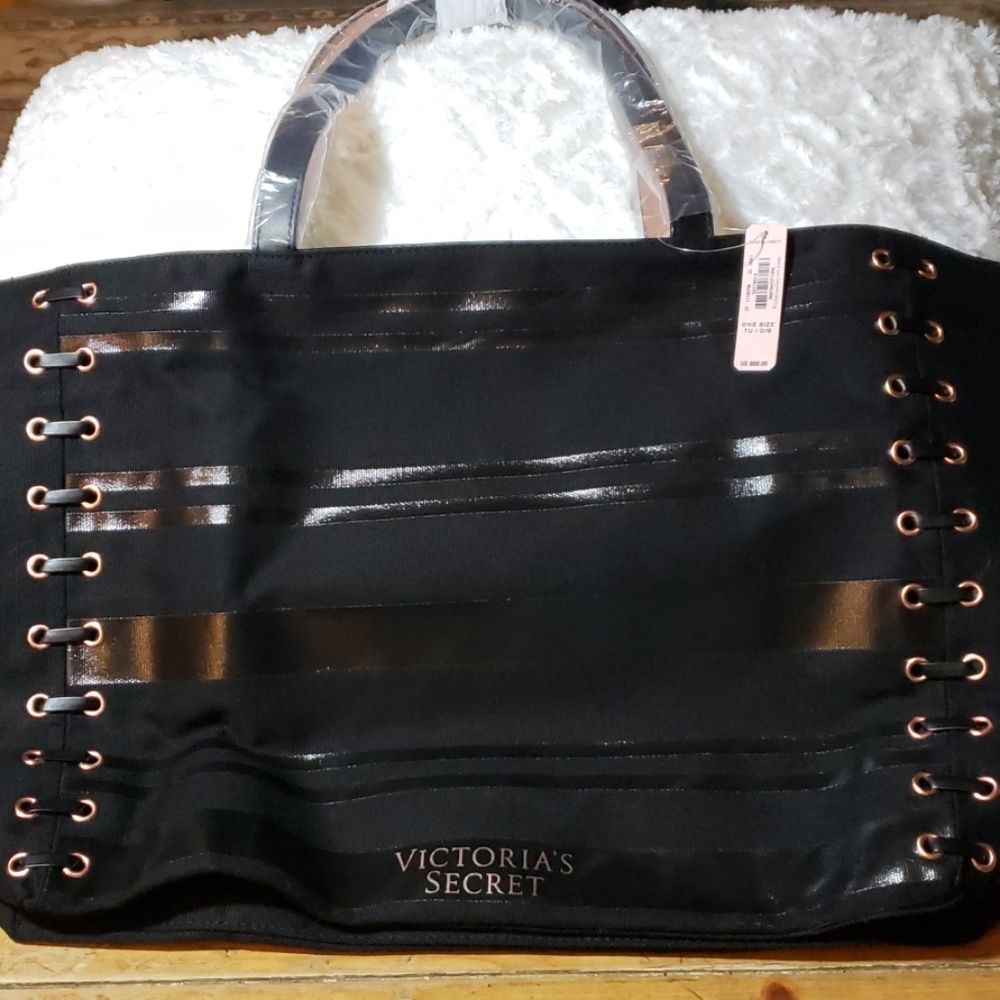 Victoria's Secret Black Tote Bag